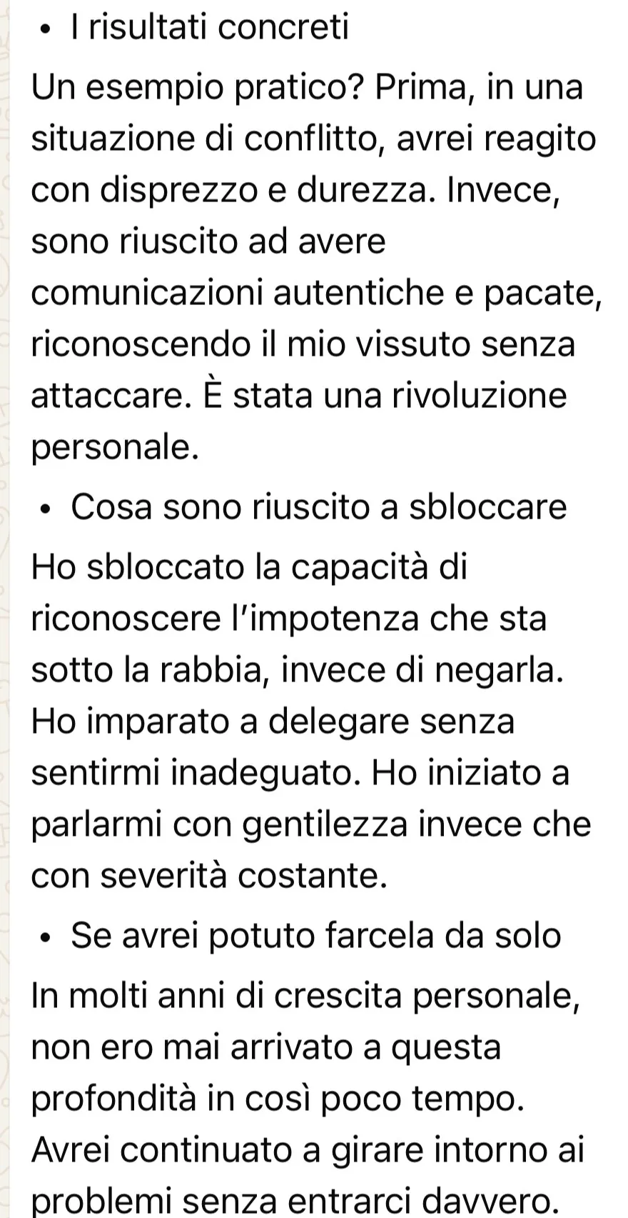 Mensaje de una persona acompañada por Intissar